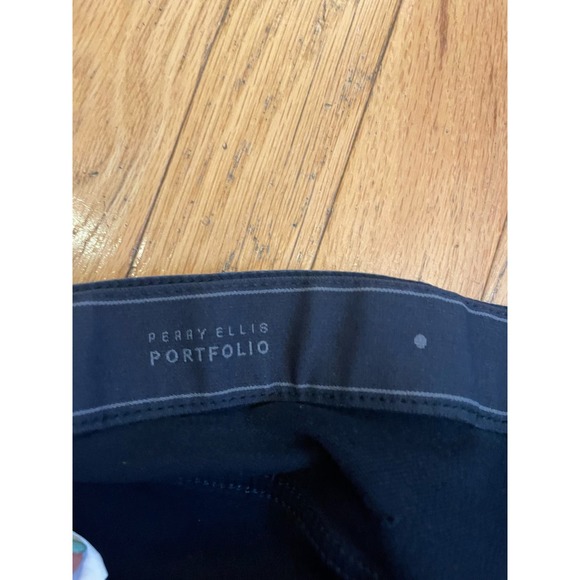Perry Ellis portfolio mens cotton pants navy size 38x30 - Picture 4 of 4